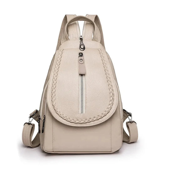 MIRA | DIEBSTAHLSICHERER LEDERRUCKSACK
