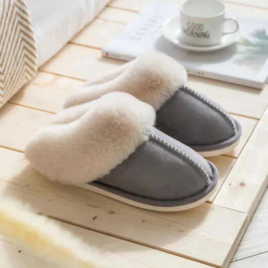 WarmFaux - Luxuriöse Warmgefütterte Hausschuhe