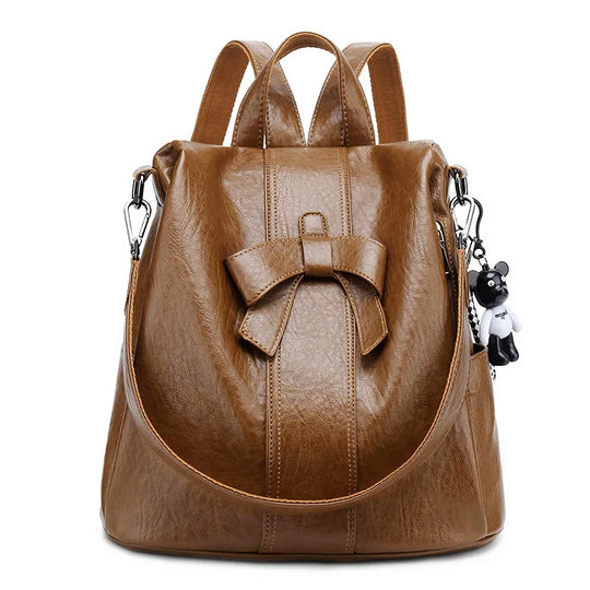 ZIRA | DIEBSTAHLSICHERER LEDERRUCKSACK