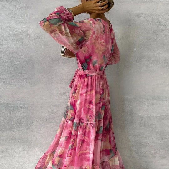 Emily - Elegantes geblümtes Kleid