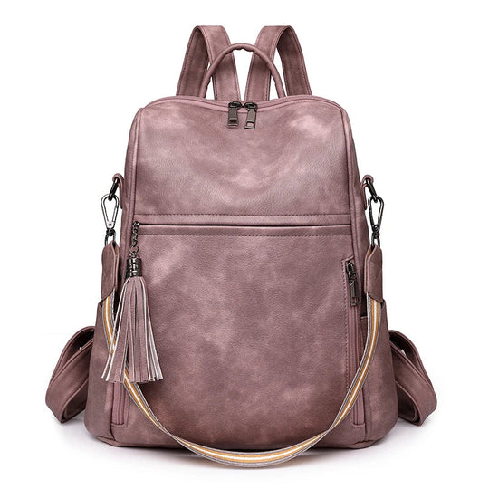 NAOMY | DIEBSTAHLSICHERER LEDERRUCKSACK