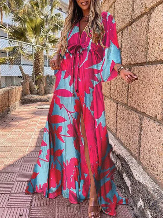 Nora - Stilvolles farbenfrohes Kleid