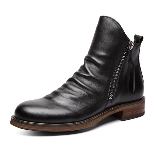 Rikard - Klassische Stylische Stiefel mit Reißverschluss
