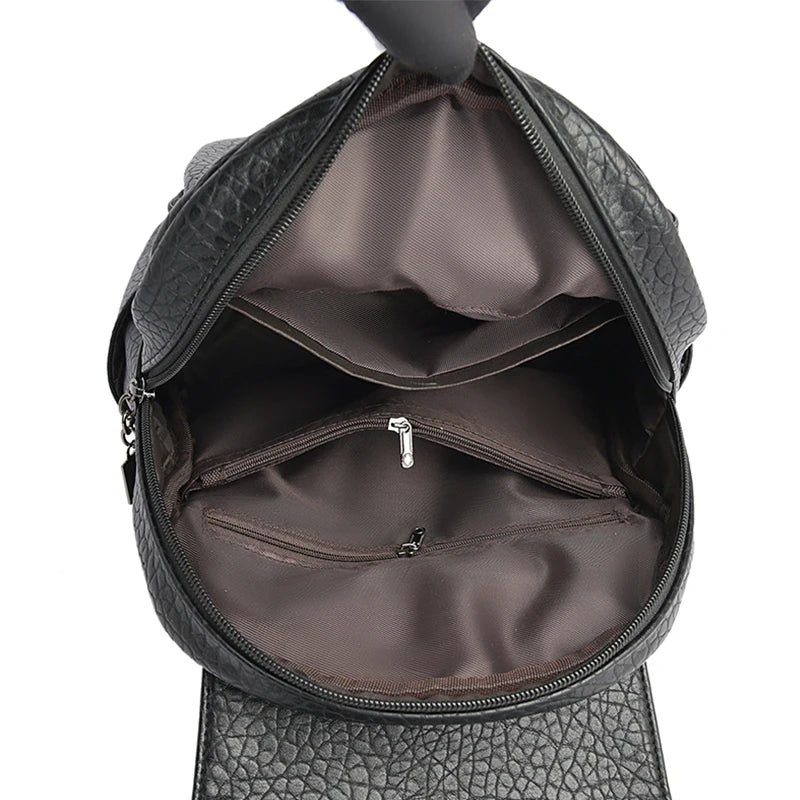 SANA | DIEBSTAHLSICHERER LEDERRUCKSACK