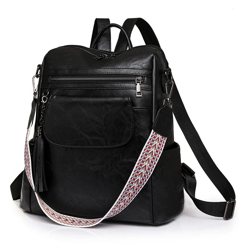 NOA | DIEBSTAHLSICHERER LEDERRUCKSACK