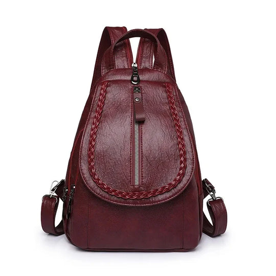 MIRA | DIEBSTAHLSICHERER LEDERRUCKSACK
