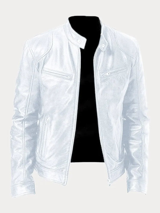 Victor™ Lässige Lederjacke