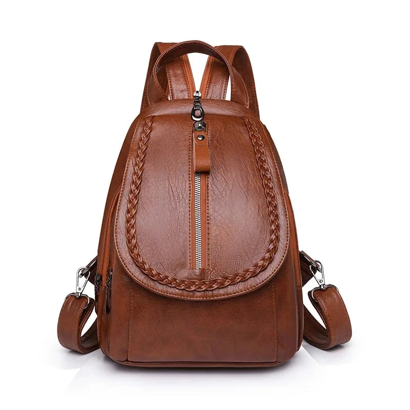 MIRA | DIEBSTAHLSICHERER LEDERRUCKSACK