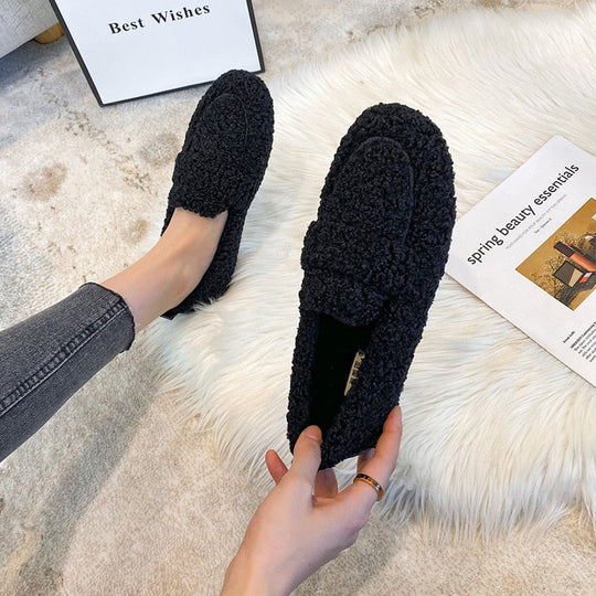Arielle - Plüsch-Slipper mit rutschfester Sohle