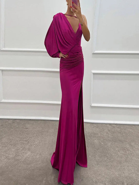 Iliana | Ein-Schulter-Kleid