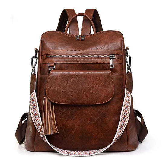 NOA | DIEBSTAHLSICHERER LEDERRUCKSACK