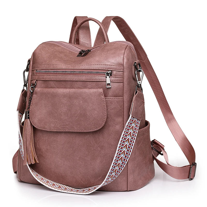 NOA | DIEBSTAHLSICHERER LEDERRUCKSACK