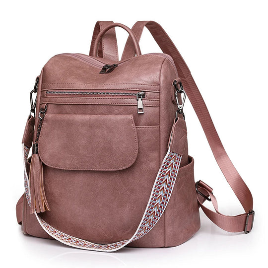 NOA | DIEBSTAHLSICHERER LEDERRUCKSACK