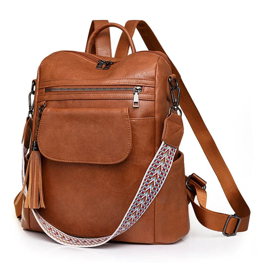 NOA | DIEBSTAHLSICHERER LEDERRUCKSACK