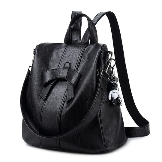 ZIRA | DIEBSTAHLSICHERER LEDERRUCKSACK