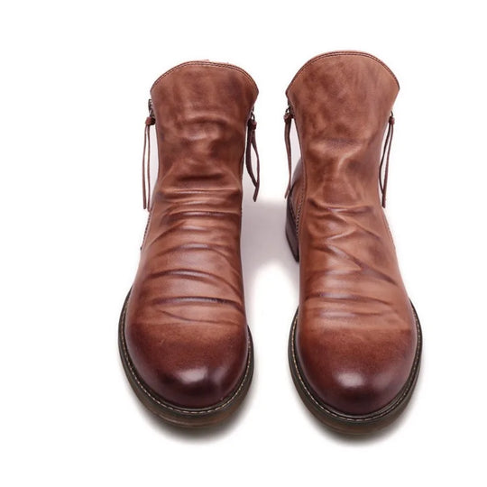 Rikard - Klassische Stylische Stiefel mit Reißverschluss
