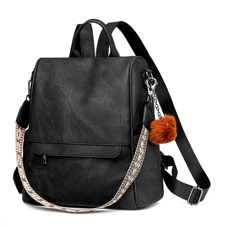 JENNY | DIEBSTAHLSICHERER LEDERRUCKSACK