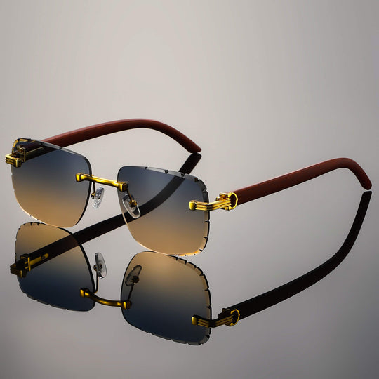 Rahmenlose Retro-Brille Napoli