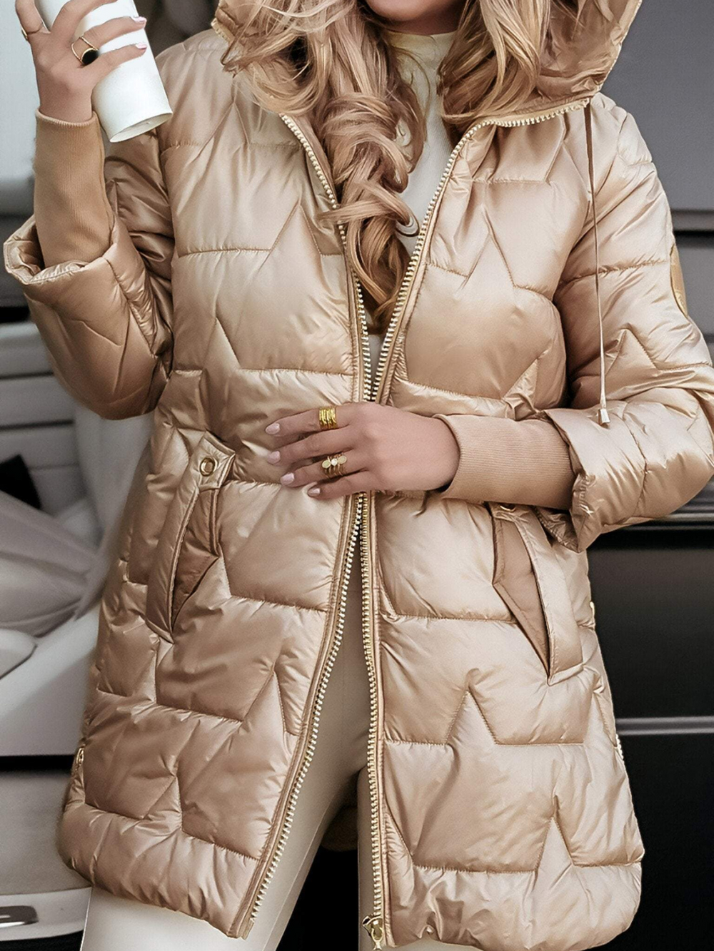 Astrid – Elegante Herbstjacke Aus Baumwolle
