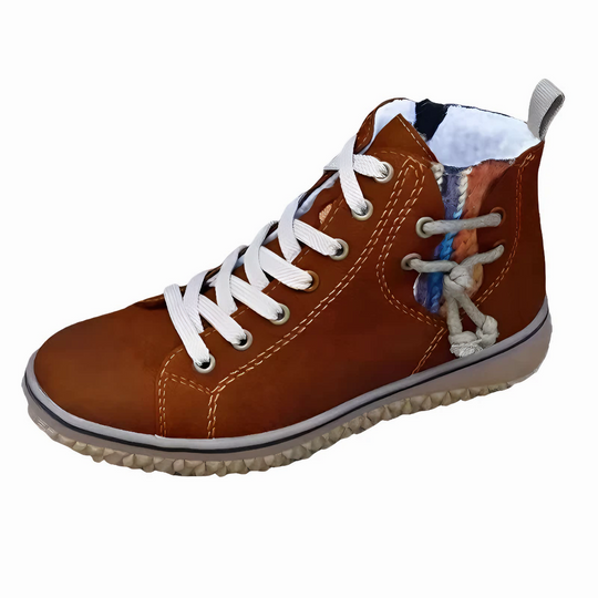 Sandra - Wasserdichte Robuste Lederschuhe Mit Fußunterstützung