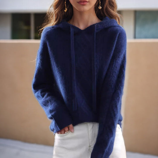 Christina - Gemütlicher weicher Hoodie-Pullover