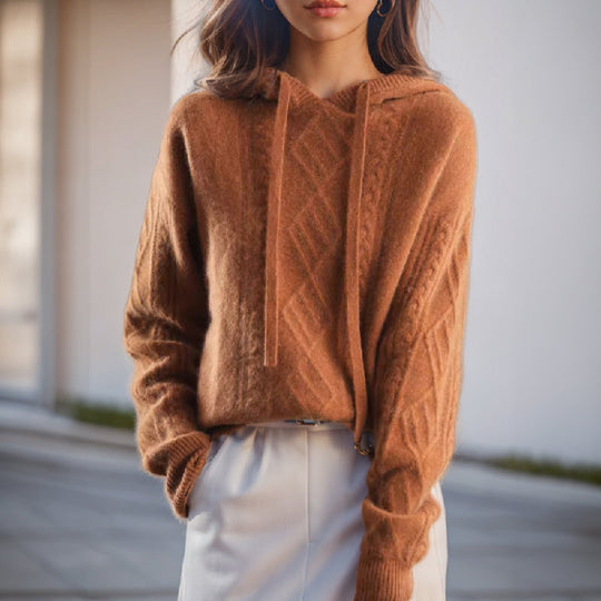 Christina - Gemütlicher weicher Hoodie-Pullover