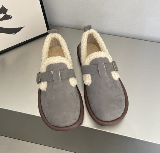 Nora - Plüsch Slip-On Bequeme Hausschuhe