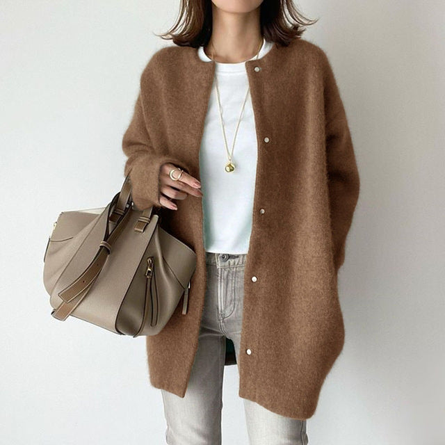 Whitney's  - Langarm-Cardigan mit Knöpfen