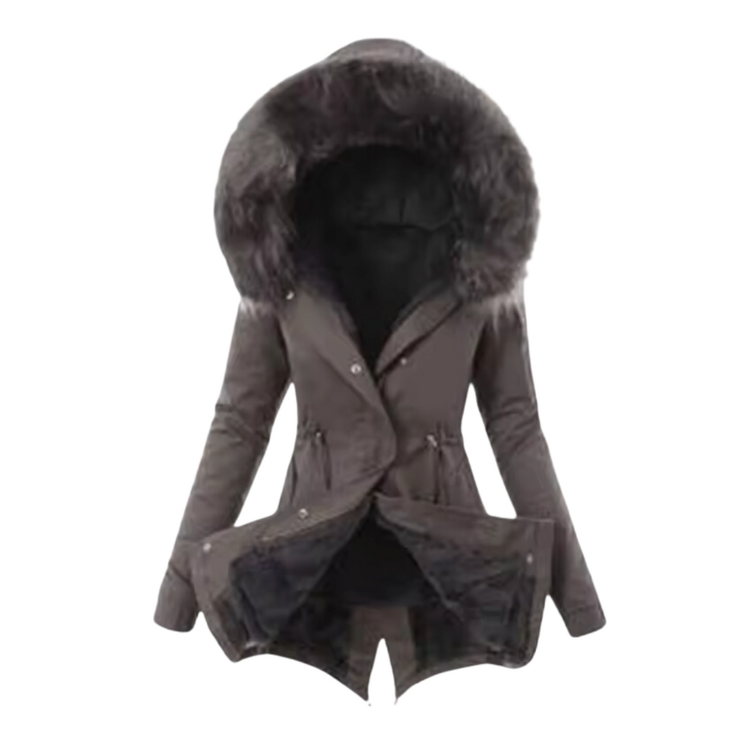WinterGlow – Warme Winterjacke mit Kapuze
