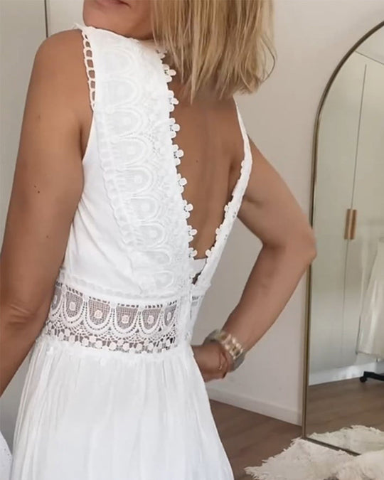 Hope - Weißes Spitzenkleid