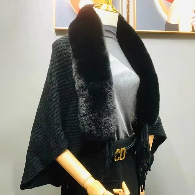 Camilla - Eleganter Damen-Herbstmix Dicker Lockerer Schal