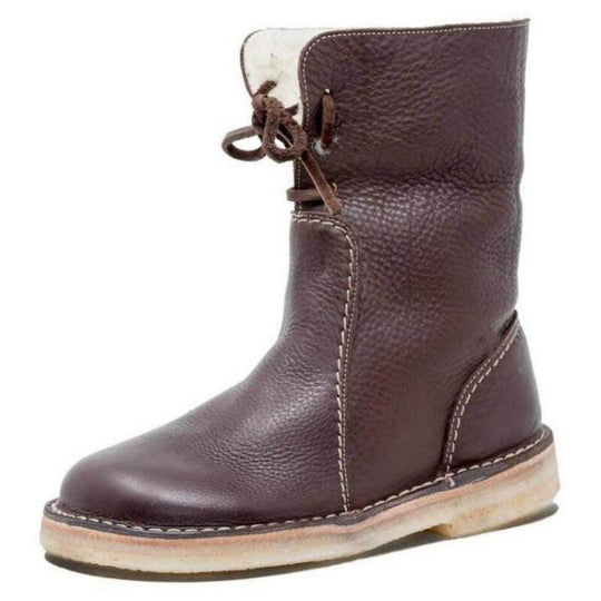 Leni - Slip-On Stiefel mit Fleece-Futter