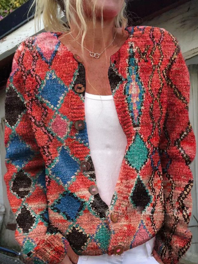 Theresa - Cardigan mit Floralem Muster