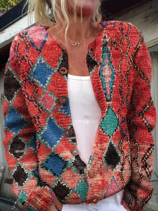 Theresa - Cardigan mit Floralem Muster