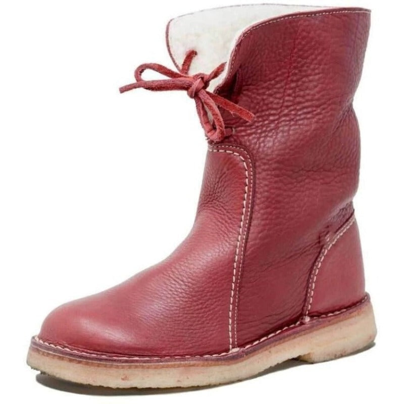 Leni - Slip-On Stiefel mit Fleece-Futter