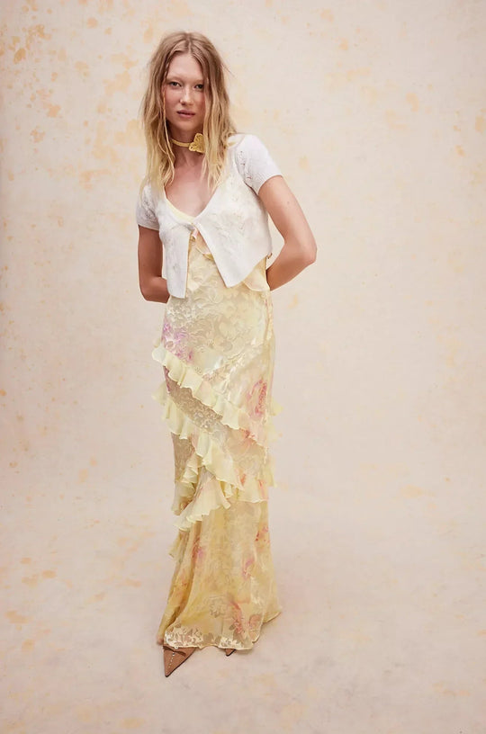 Amanda - Leichtes ärmelloses Maxikleid