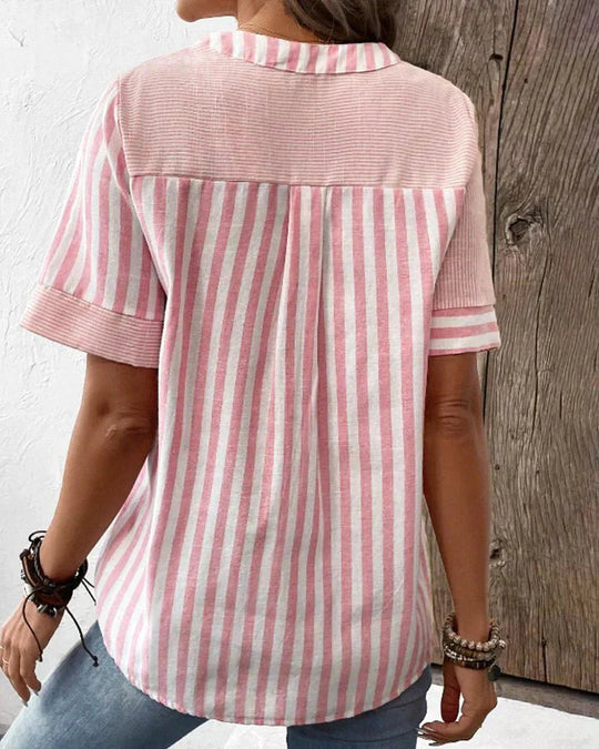 Lilly™ Weiche gestreifte Bluse