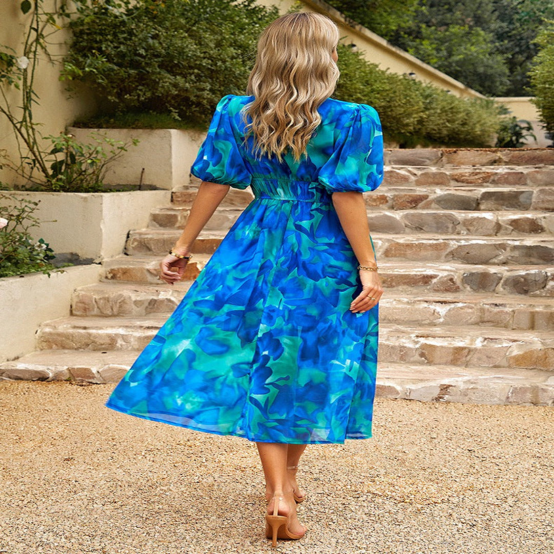 Renate | Kleid mit V-Ausschnitt