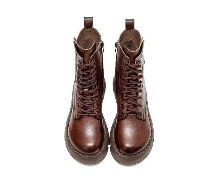 ThermaLuxe - Orthopädische Leder-Winterstiefel