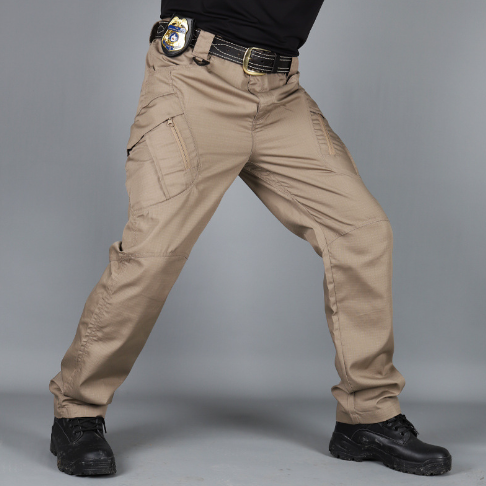 TrekMaster - Robuste taktische Hosen mit 7 Taschen + KOSTENLOSER Gürtel