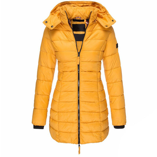 Madison – Bequeme Daunenjacke mit Kapuze und Reißverschluss