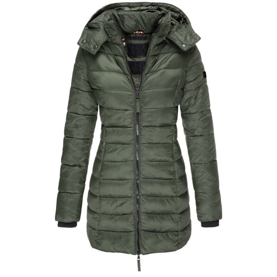 Madison – Bequeme Daunenjacke mit Kapuze und Reißverschluss
