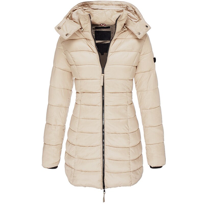 Madison – Bequeme Daunenjacke mit Kapuze und Reißverschluss
