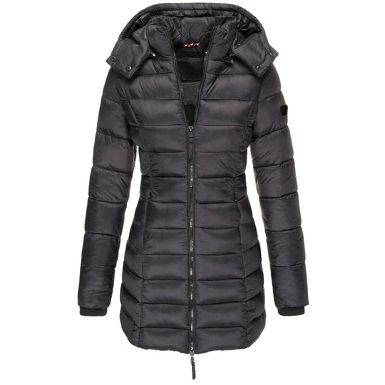 Madison – Bequeme Daunenjacke mit Kapuze und Reißverschluss