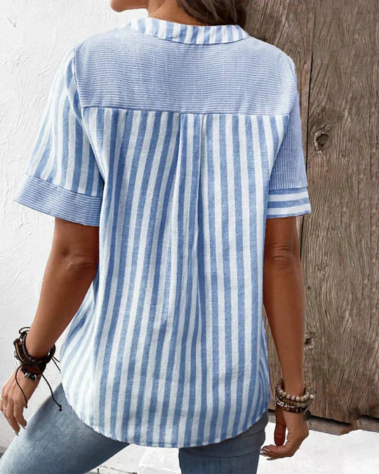 Lilly™ Weiche gestreifte Bluse