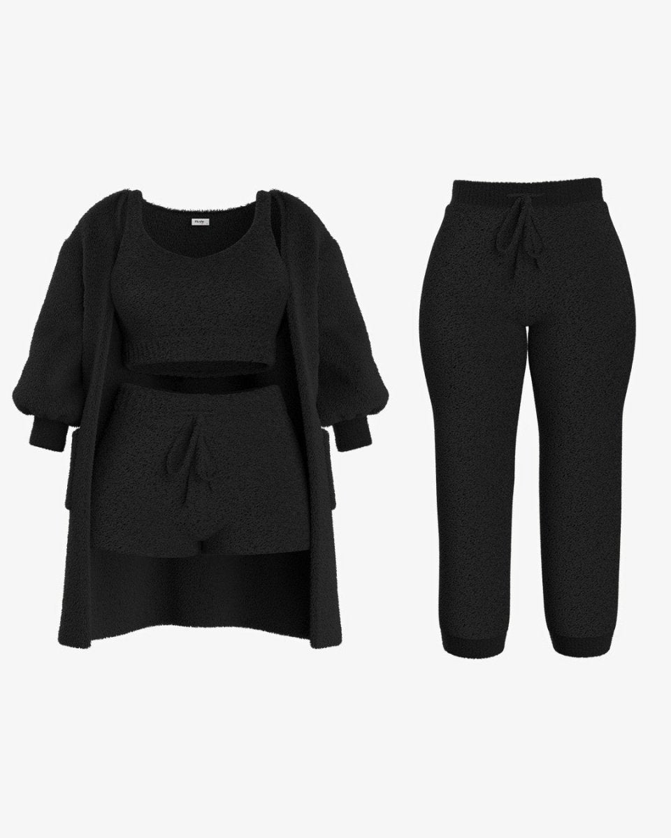 Melanie - Gemütliches Strick-Pyjama-Set