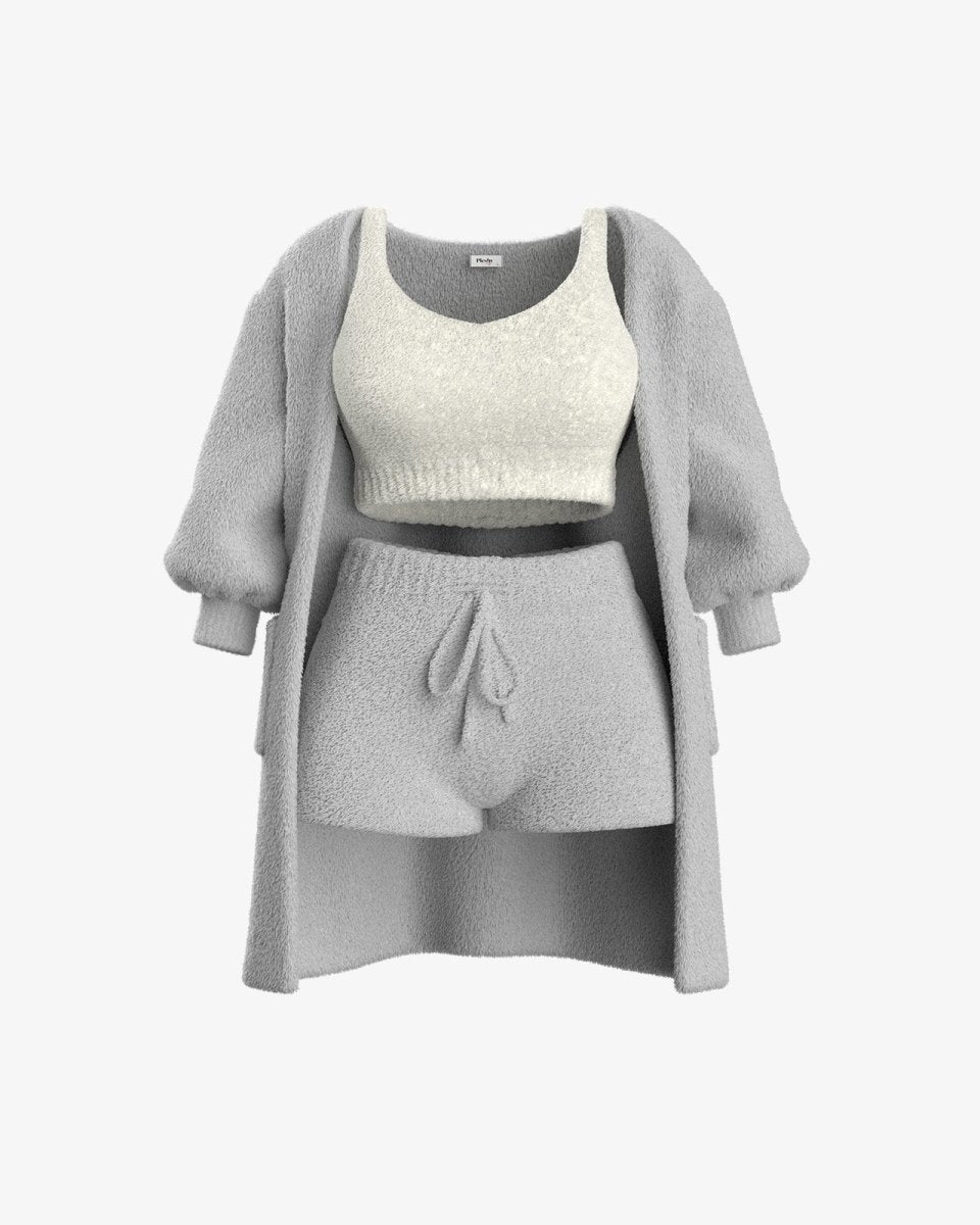 Melanie - Gemütliches Strick-Pyjama-Set