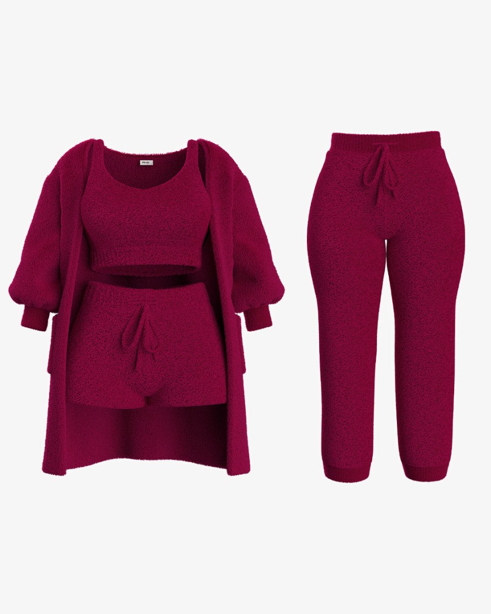 Melanie - Gemütliches Strick-Pyjama-Set