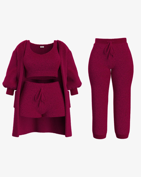 Melanie - Gemütliches Strick-Pyjama-Set