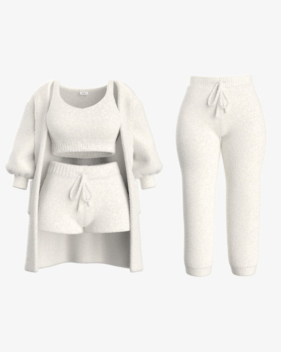 Melanie - Gemütliches Strick-Pyjama-Set